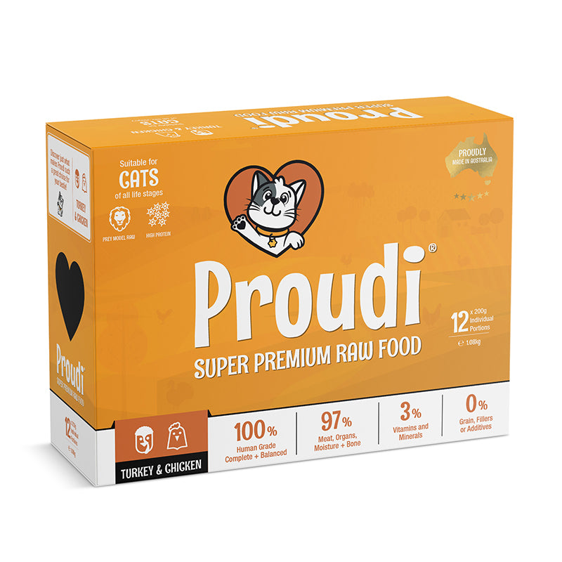 PROUDI CAT Turkey & Chicken 1.08kg (12)