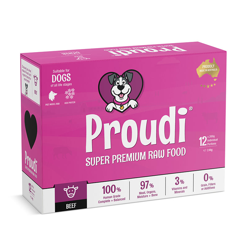 PROUDI DOG Beef 2.4kg (6)