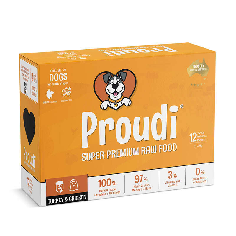 PROUDI DOG Turkey & Chicken 2.4kg (6)