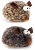 PETFACE Catkins Vibro Mouse - Brown & Grey
