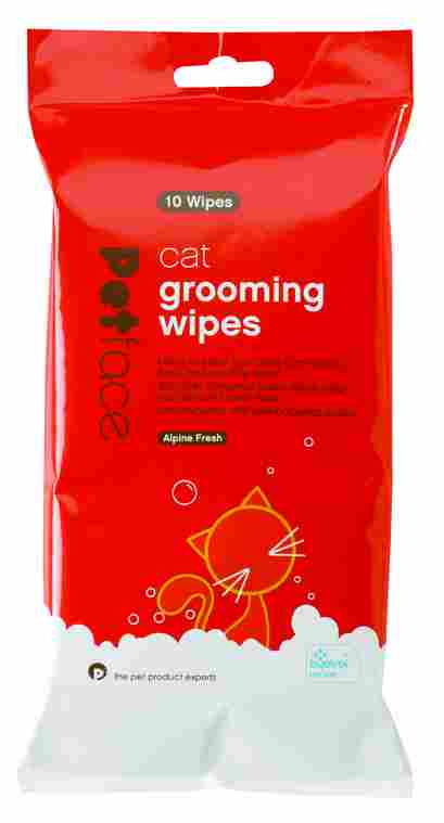 PETFACE Cat Grooming Wipes