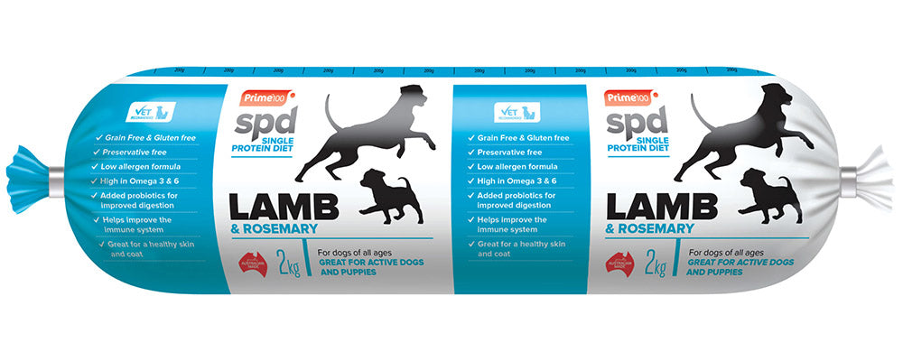 Prime 100 CHILLED SPD Lamb & Rosemary Roll 2kg (8/ctn)
