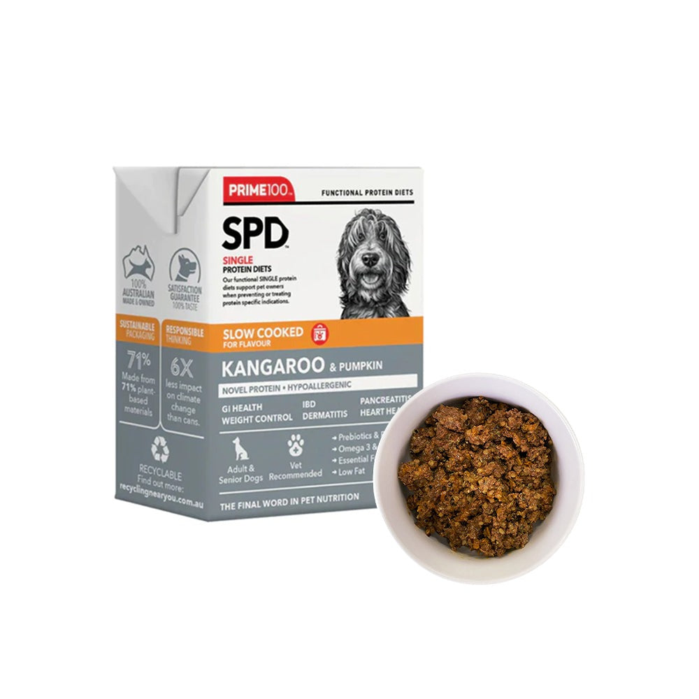 PRIME 100 SPD Slow Cooked Kangaroo & Pumpkin 354g (12)