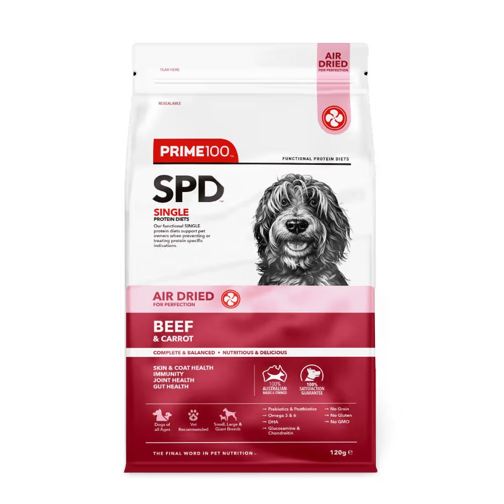 PRIME 100 SPD Air Dried - Beef & Carrot 120g