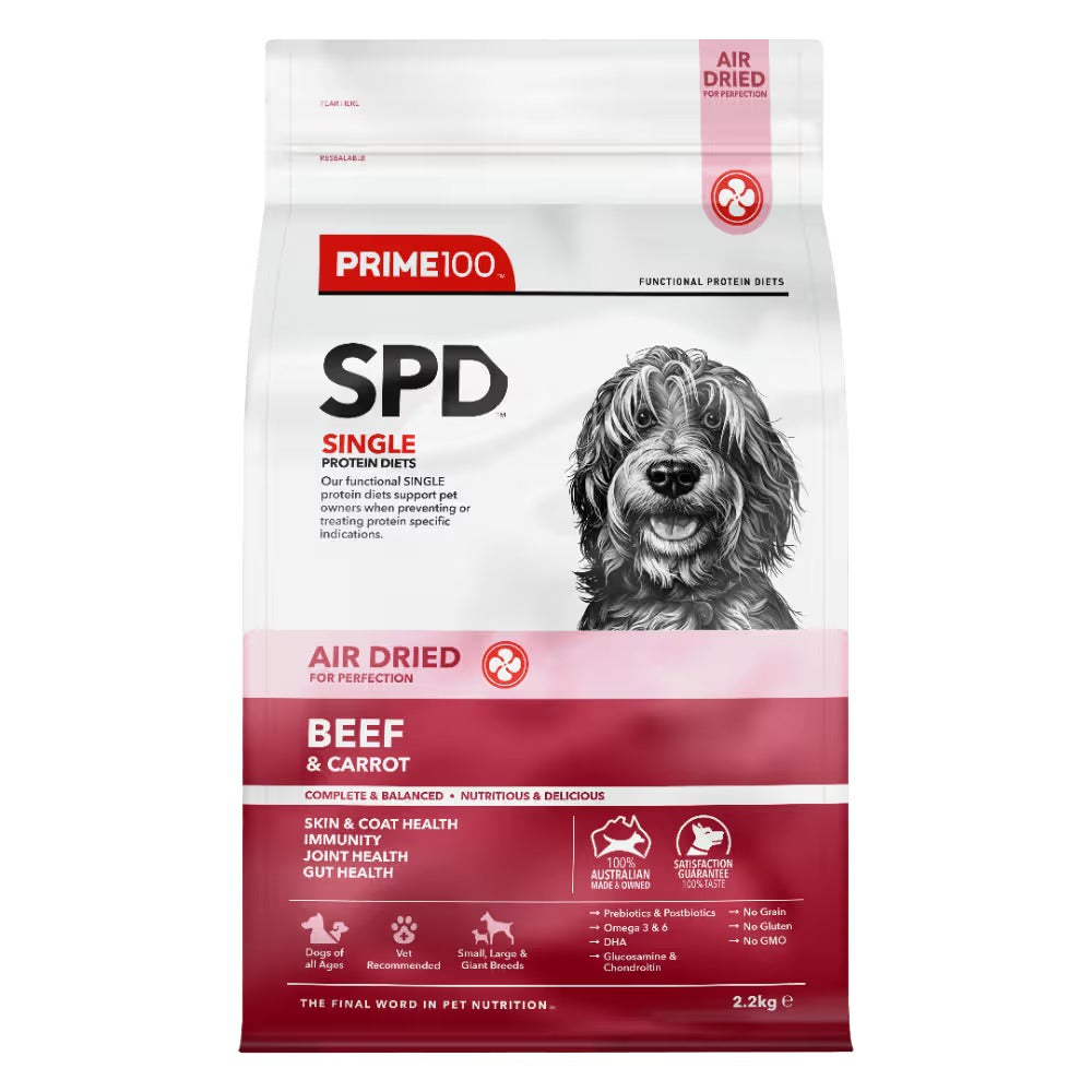 PRIME 100 SPD Air Dried - Beef & Carrot 2.2kg