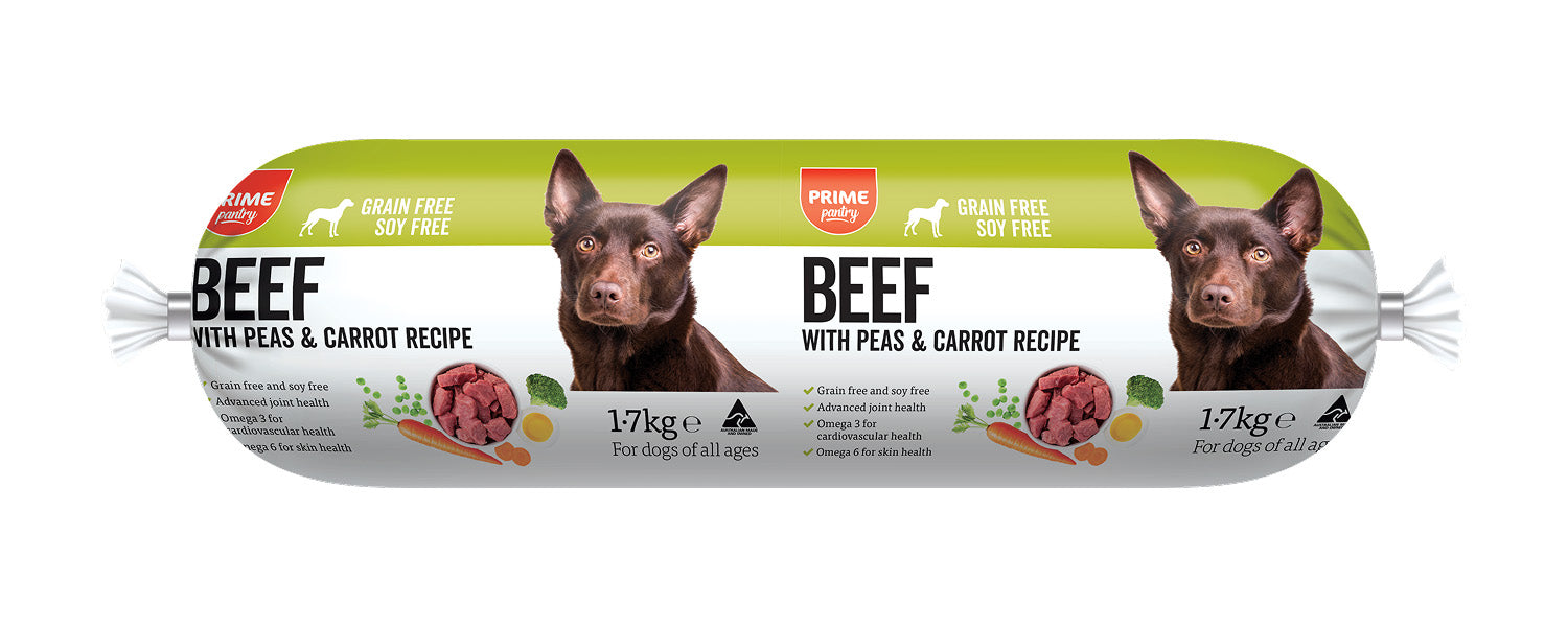 Prime 100 CHILLED Pantry Roll Beef with Peas & Carrots 1.7kg (6/ctn)