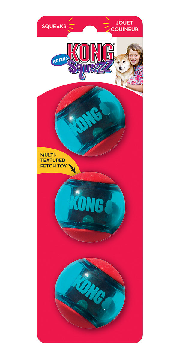 KONG Squeezz Action Red SMALL