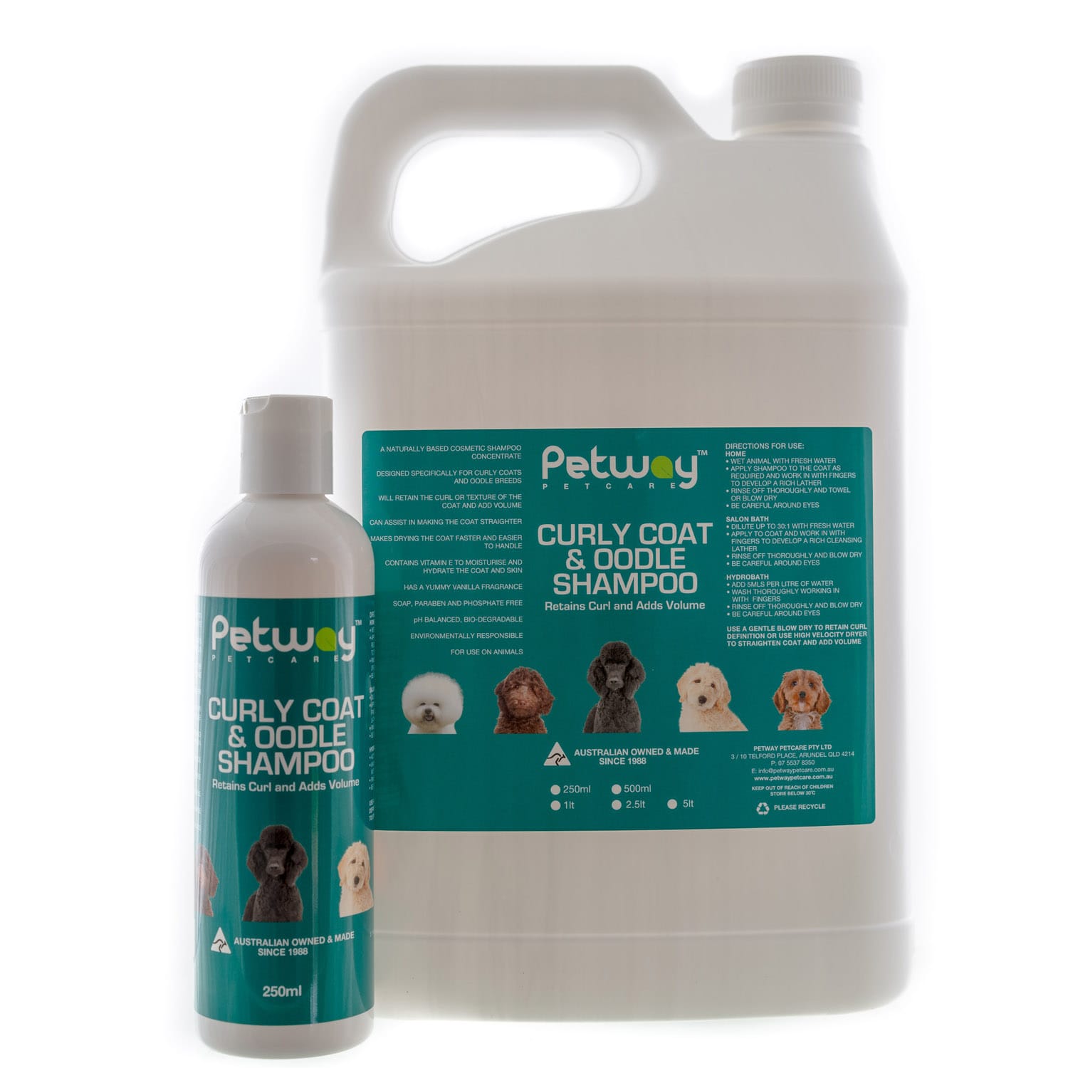 Petway Curly Coat & Oodle Shampoo 5L