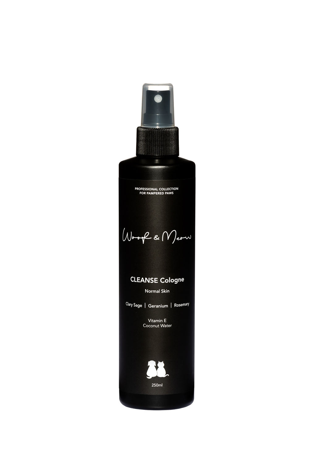 Woof Meow Cleanse Cologne Clary Sage Geranium Rosemary 250ml