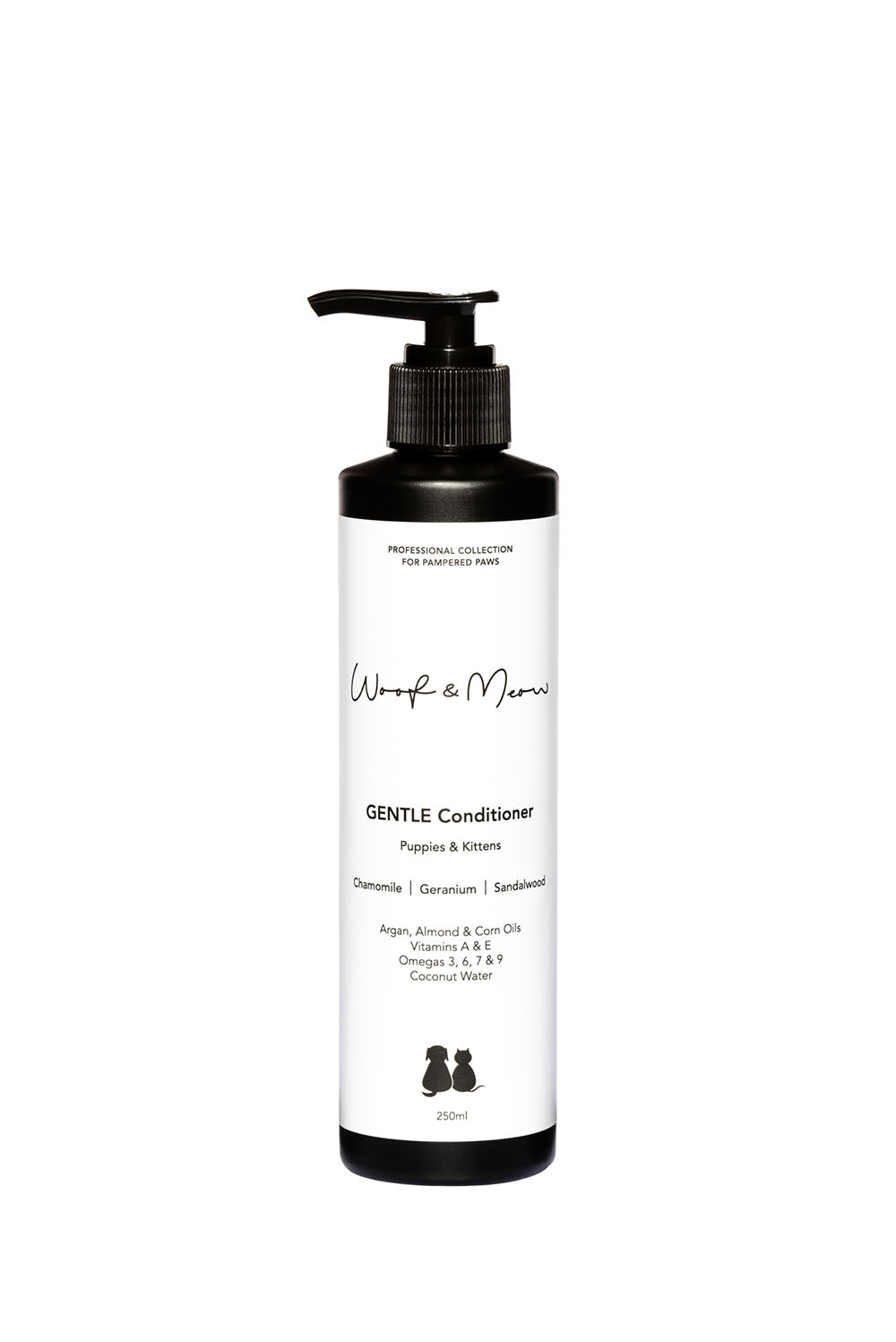Woof Meow Gentle Conditioner Chamomile Geranium Sandalwood 250ml