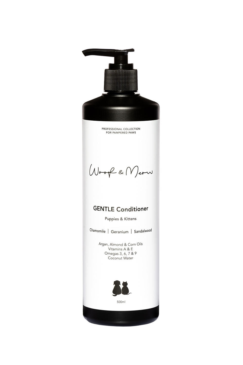 Woof Meow Gentle Conditioner Chamomile Geranium Sandalwood 500ml