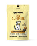 RAW PAWZ DIY Gummies HEALTHY GUT Green Banana & Peanut Butter 90g