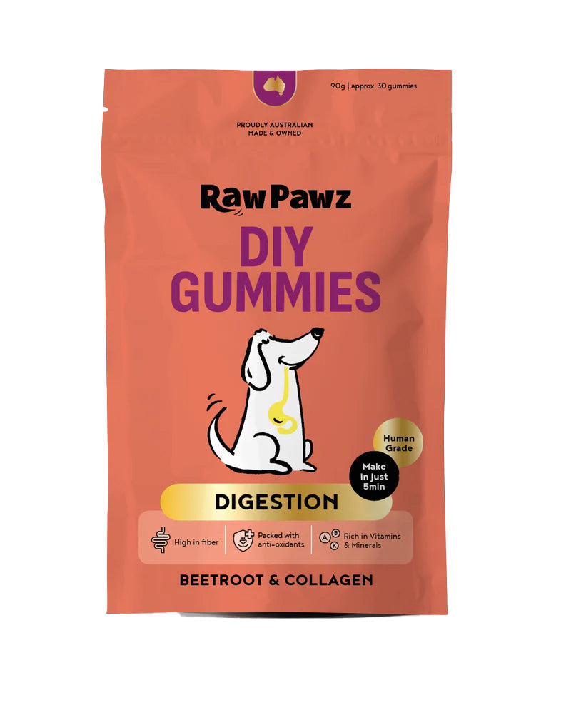 RAW PAWZ DIY Gummies Red Velvet DIGESTION 90g