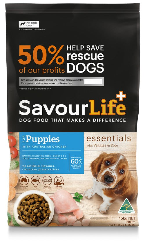 SavourLife ESSENTIALS Puppy Chicken 15kg