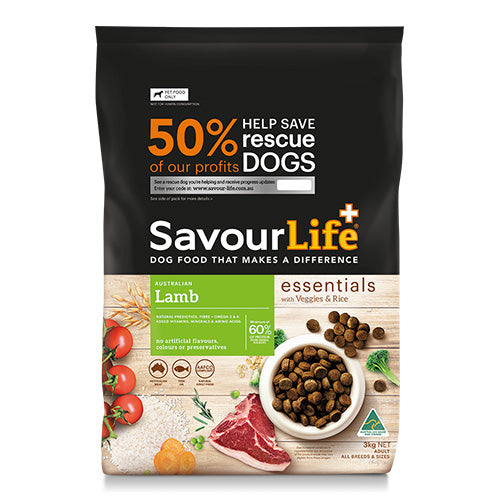 SavourLife ESSENTIALS Adult Lamb 3kg