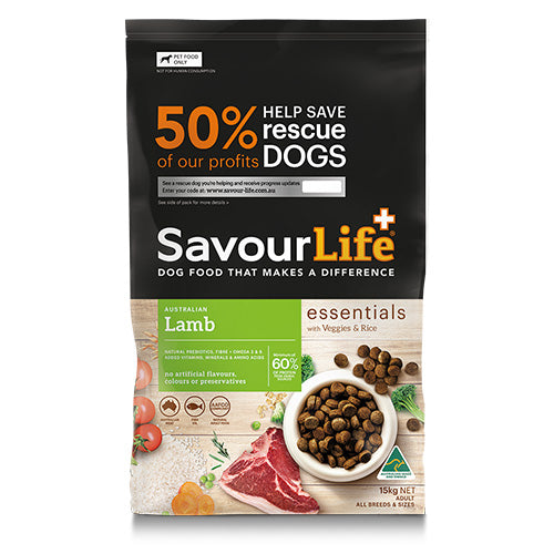 SavourLife ESSENTIALS Adult Lamb 15kg