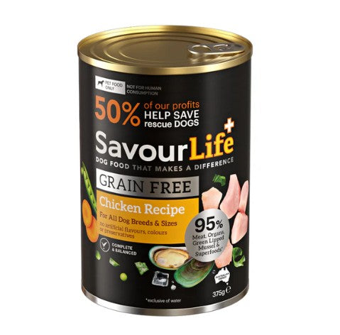 SavourLife GRAIN FREE Adult Chicken Recipe 375g (12)