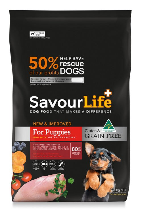 SavourLife Grain Free PUPPY Chicken 2.5kg