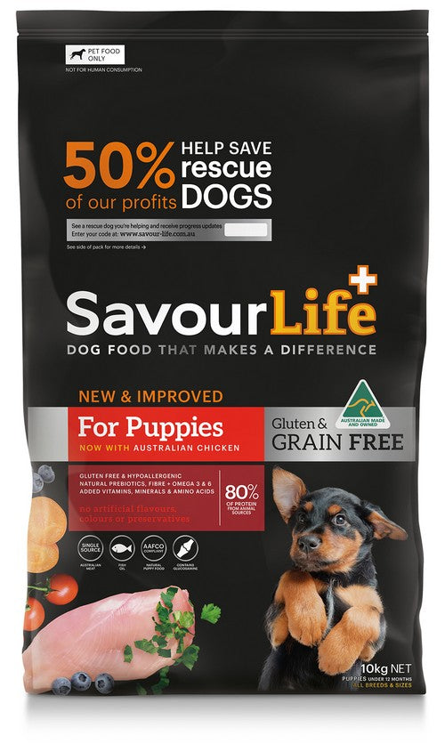 SavourLife Grain Free PUPPY Chicken 10kg
