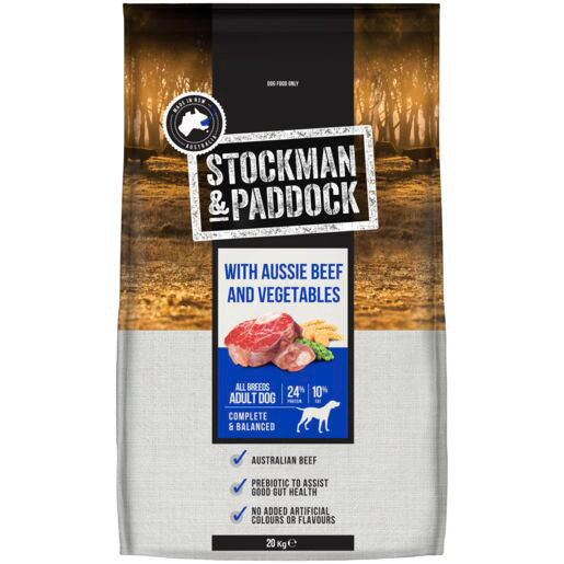 Stockman & Paddock AUSSIE Beef & Veg 20kg