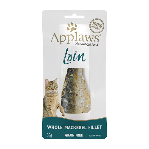 APPLAWS CAT Whole Mackerel Loin 30g (18)