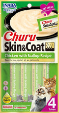 INABA Cat Churu Puree Skin & Coat Chicken Scallop 56g (6)