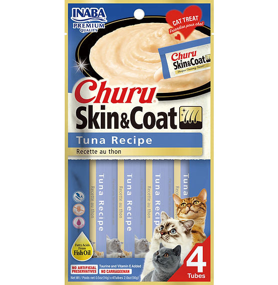 INABA Cat Churu Puree Skin & Coat Tuna 56g (6)