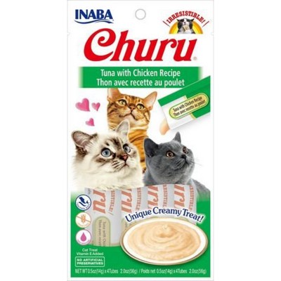 INABA CAT Churu Puree Tuna with Chicken 56g (6)