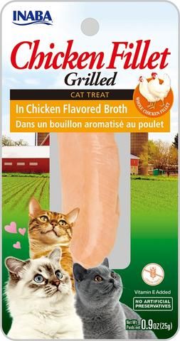 INABA CAT Grilled Chicken Fillet in Chicken Broth 15g (6)