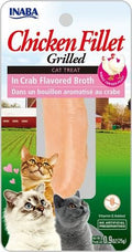 INABA CAT Grilled Chicken Fillet in Crab Broth 25g (6)
