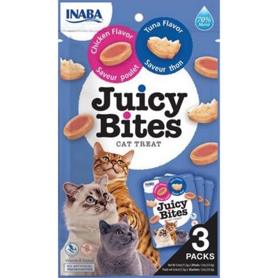 INABA CAT Juicy Bites Tuna & Chicken Flavour 33.9g (6)