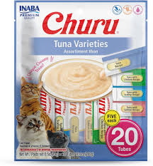 INABA CAT Churu Puree Tuna Varieties 20pc BOX