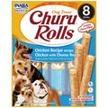 INABA DOG Churu Rolls Chicken & Cheese 96g (6)