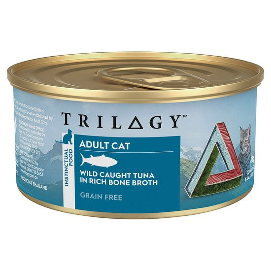 TRILOGY CAT Adult Tuna in Bone Broth 85g (24)