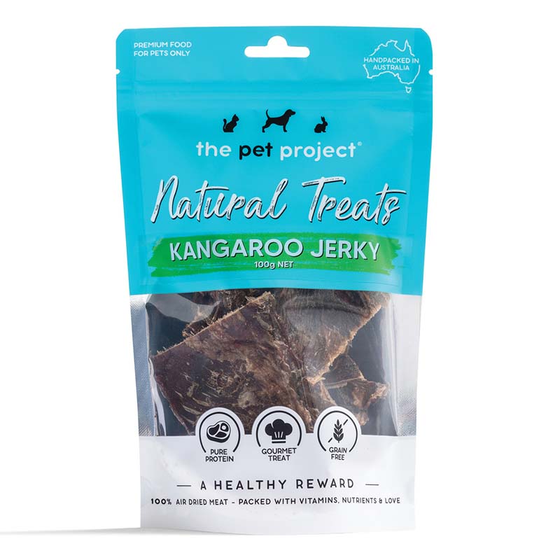 THE PET PROJECT Kangaroo Jerky 100g