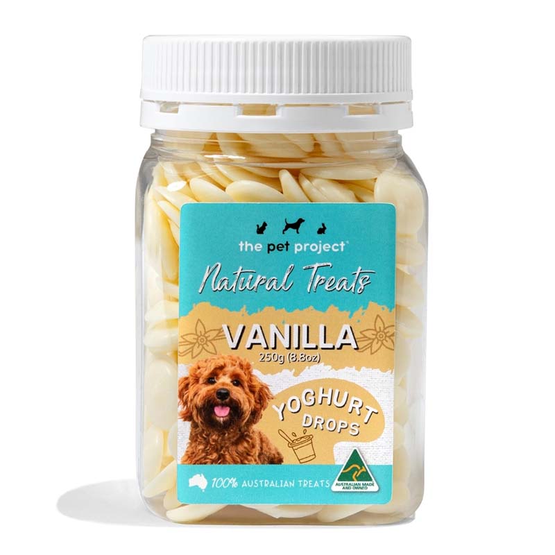 THE PET PROJECT Yoghurt Drops Vanilla 250g