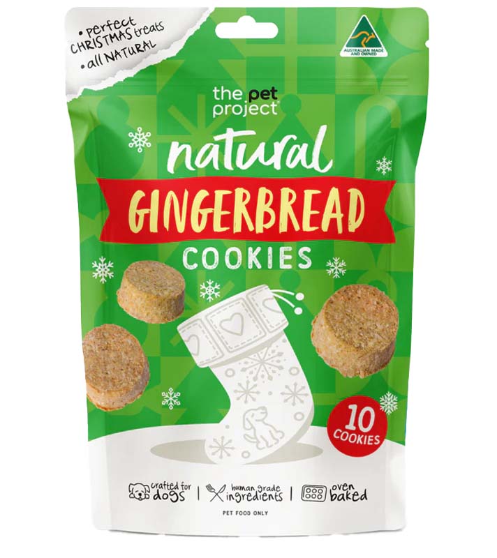 THE PET PROJECT Christmas Gingerbread Cookies 10 Pack