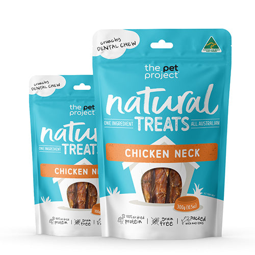 THE PET PROJECT Australian Chicken Necks 300g
