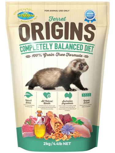 Vetafarm Origins Ferret Diet 2kg