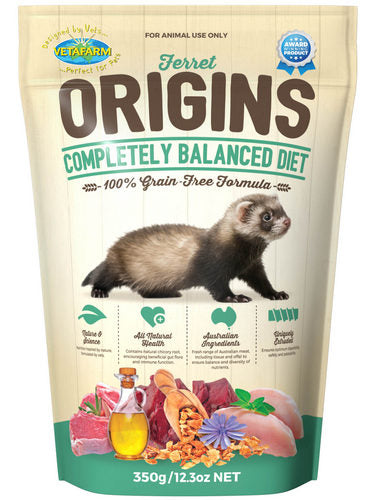 Vetafarm Origins Ferret Diet 350G