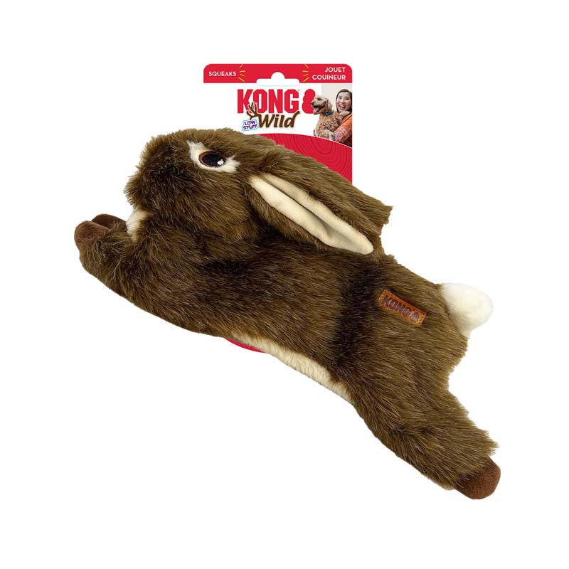 KONG Wild Low Stuff Rabbit Medium