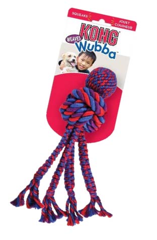 KONG Wubba Weaves with Rope Large
