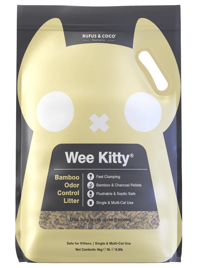 WEE KITTY Bamboo Odour Control Litter 4kg